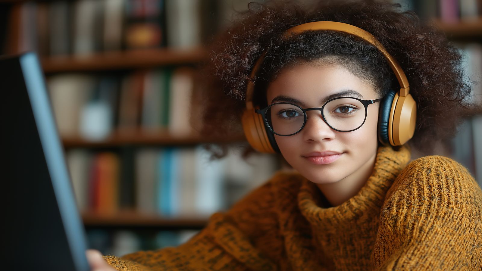 Student working through a checklist at a desk